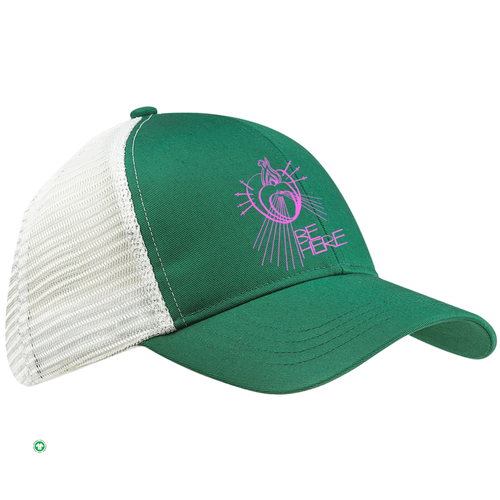 BE HERE Organic Trucker Hat 6-panel