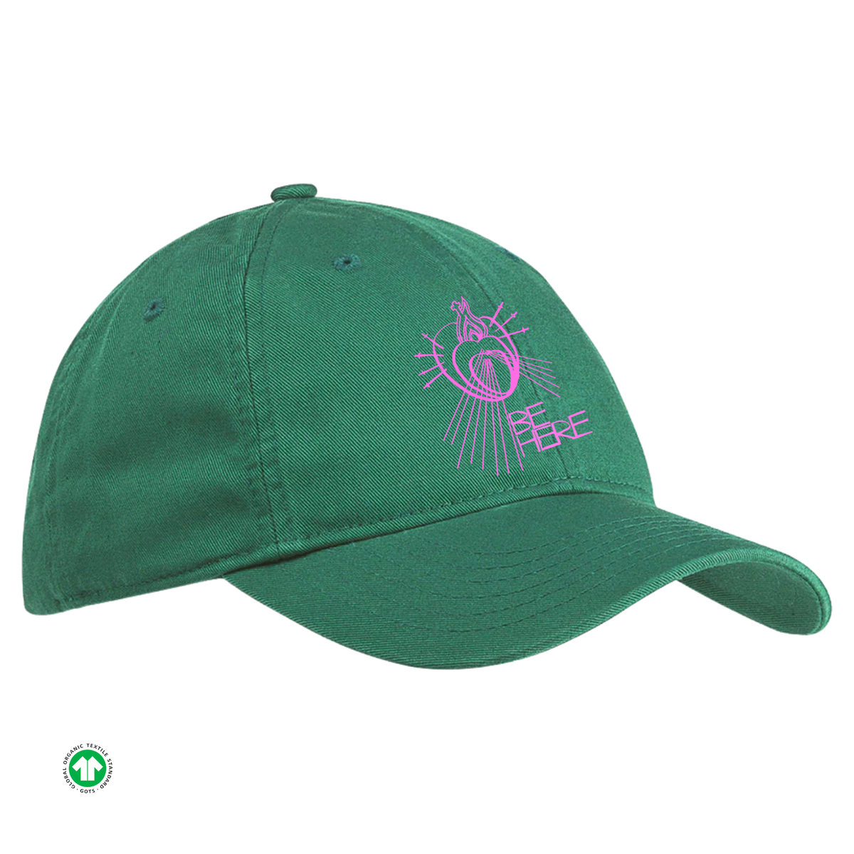 BE HERE Organic Unstructured Baseball Cap 6-panel