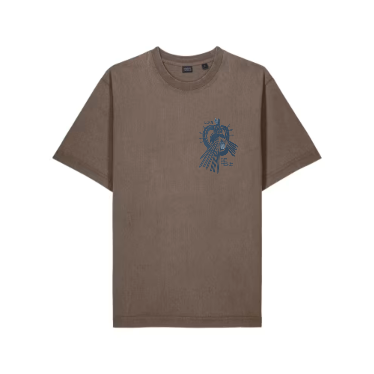 LOVE BE HERE Vintage Garment Dyed Freestyler Organic Heavyweight Tee