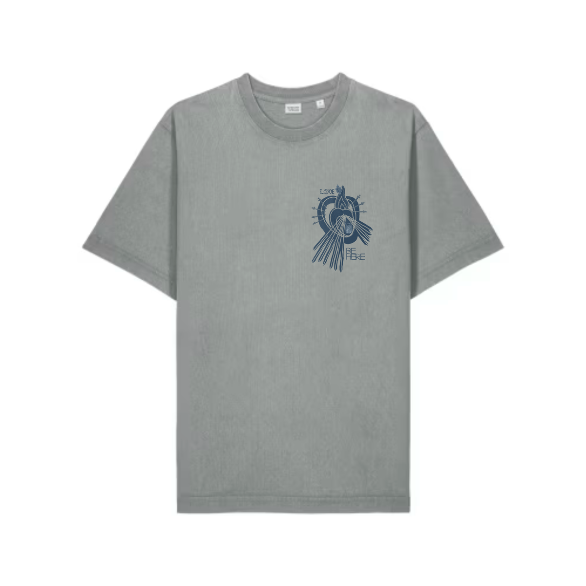 LOVE BE HERE Vintage Garment Dyed Freestyler Organic Heavyweight Tee