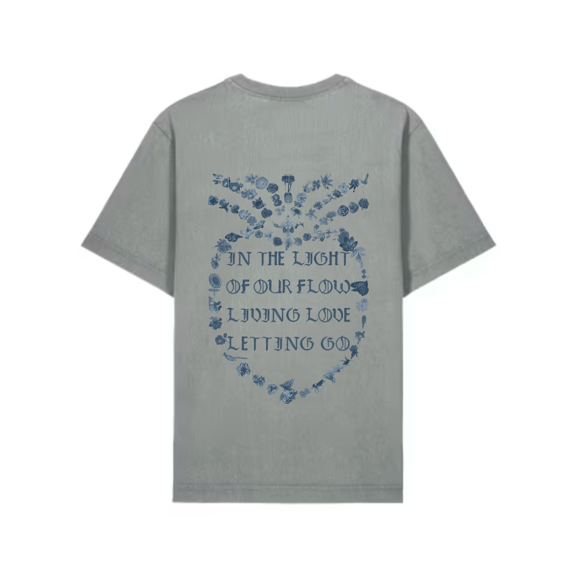 LOVE BE HERE Vintage Garment Dyed Freestyler Organic Heavyweight Tee