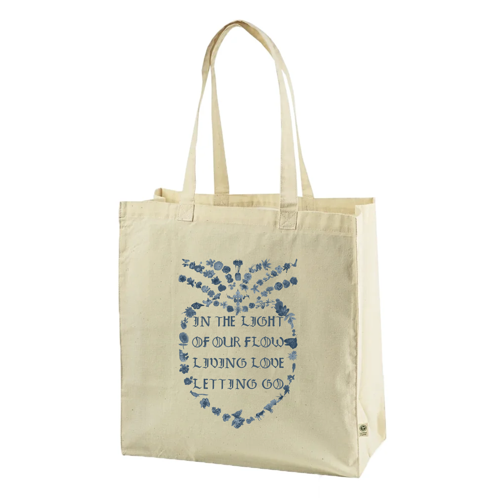 LOVE BE HERE Organic Medium Tote