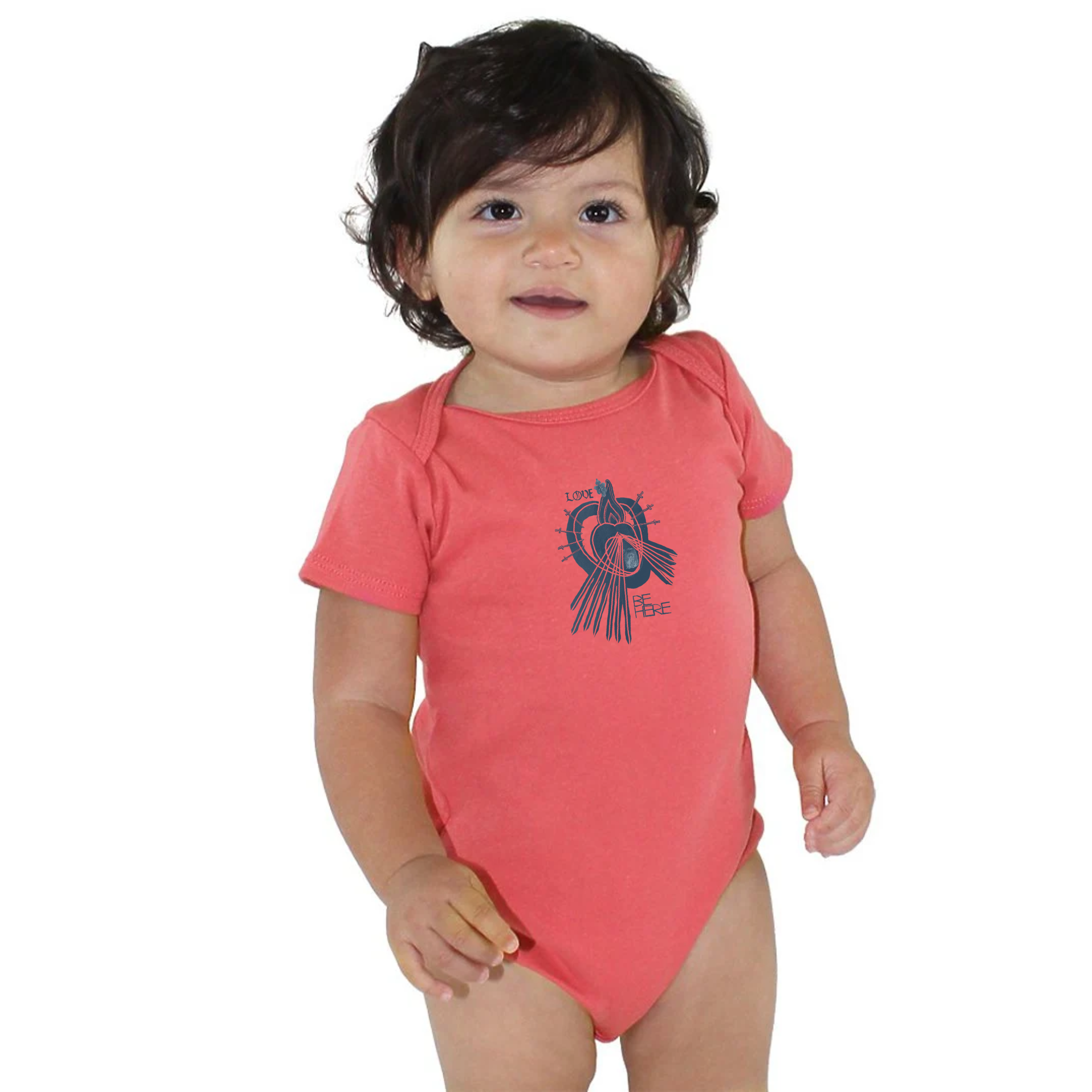 LOVE BE HERE Infant Organic One Piece