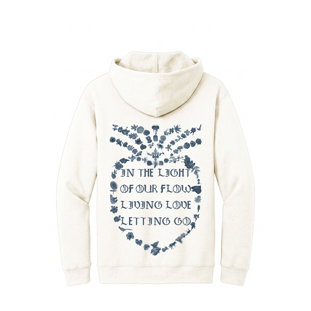 LOVE BE HERE Organic Full Zip Hoodie