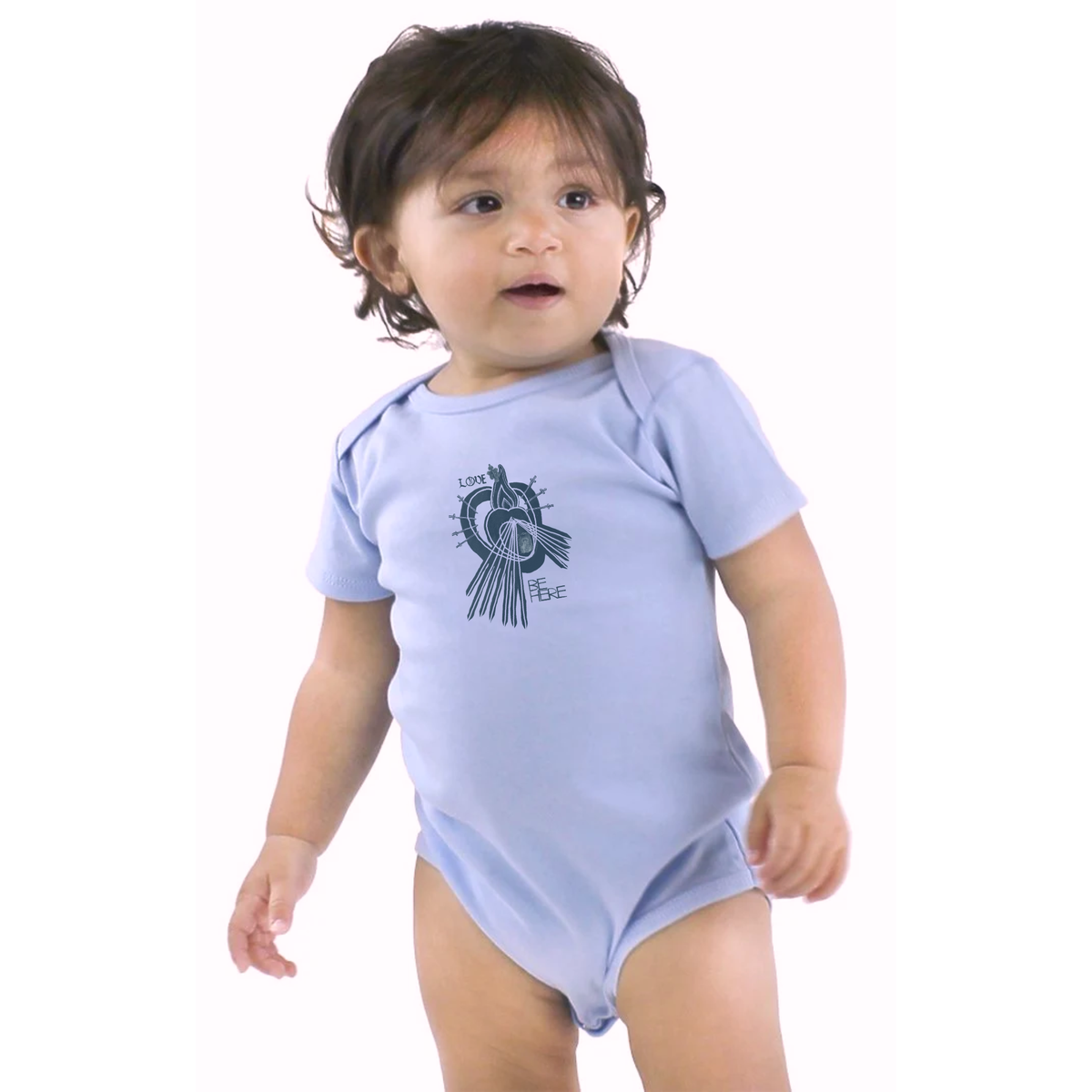 LOVE BE HERE Infant Organic One Piece
