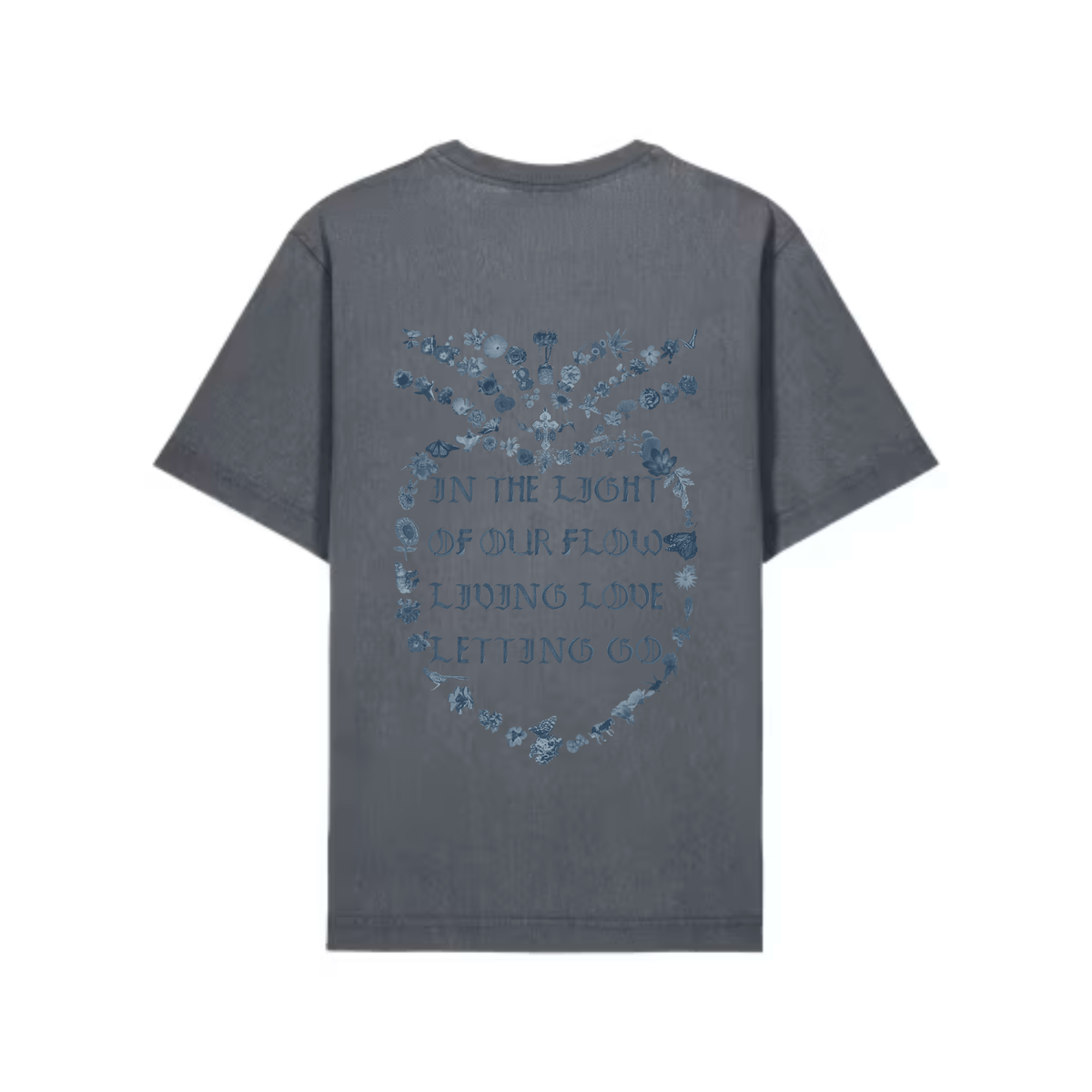 LOVE BE HERE Vintage Garment Dyed Freestyler Organic Heavyweight Tee