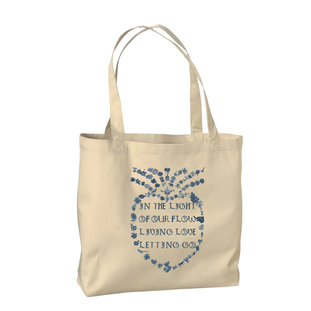 LOVE BE HERE Organic Large Tote