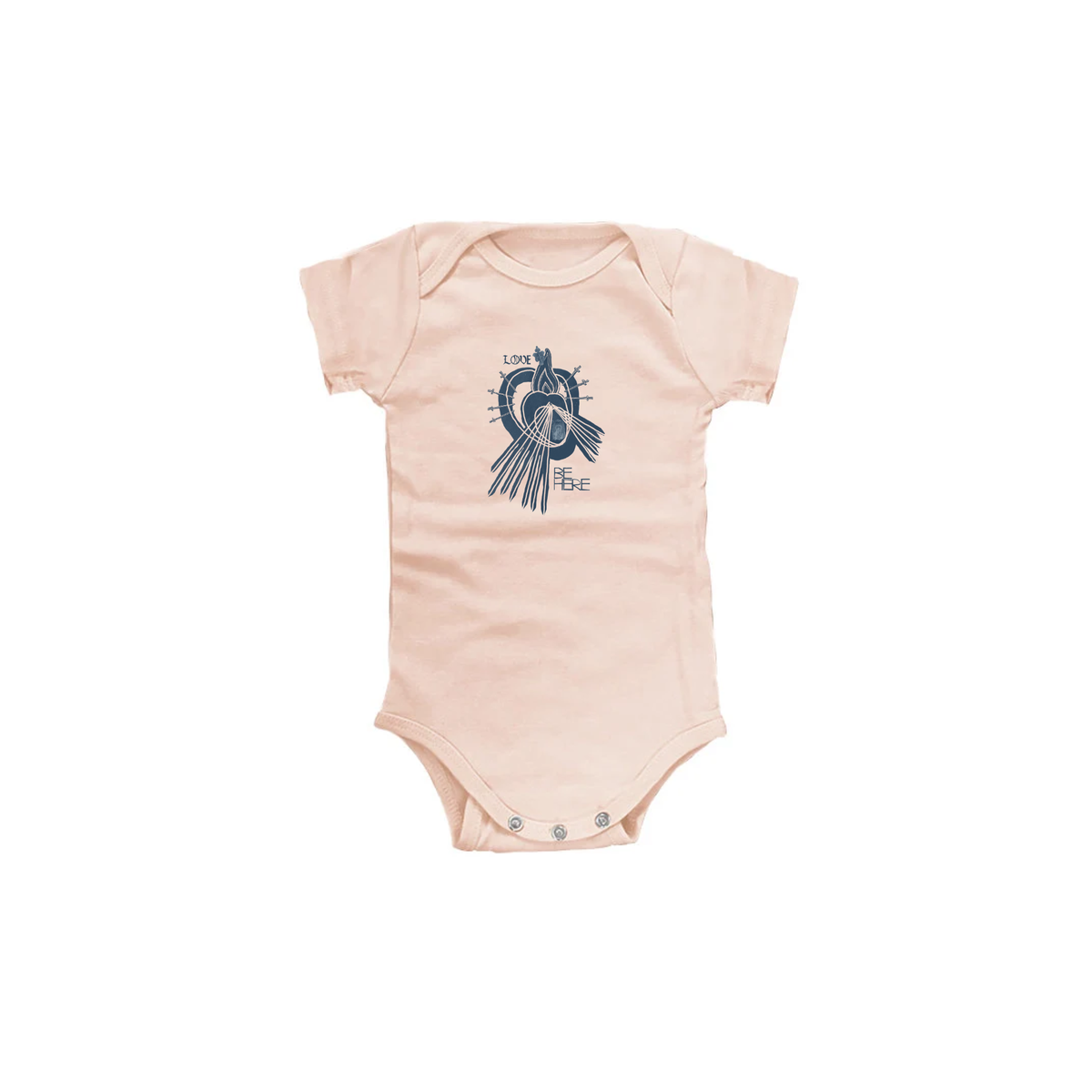 LOVE BE HERE Infant Organic One Piece