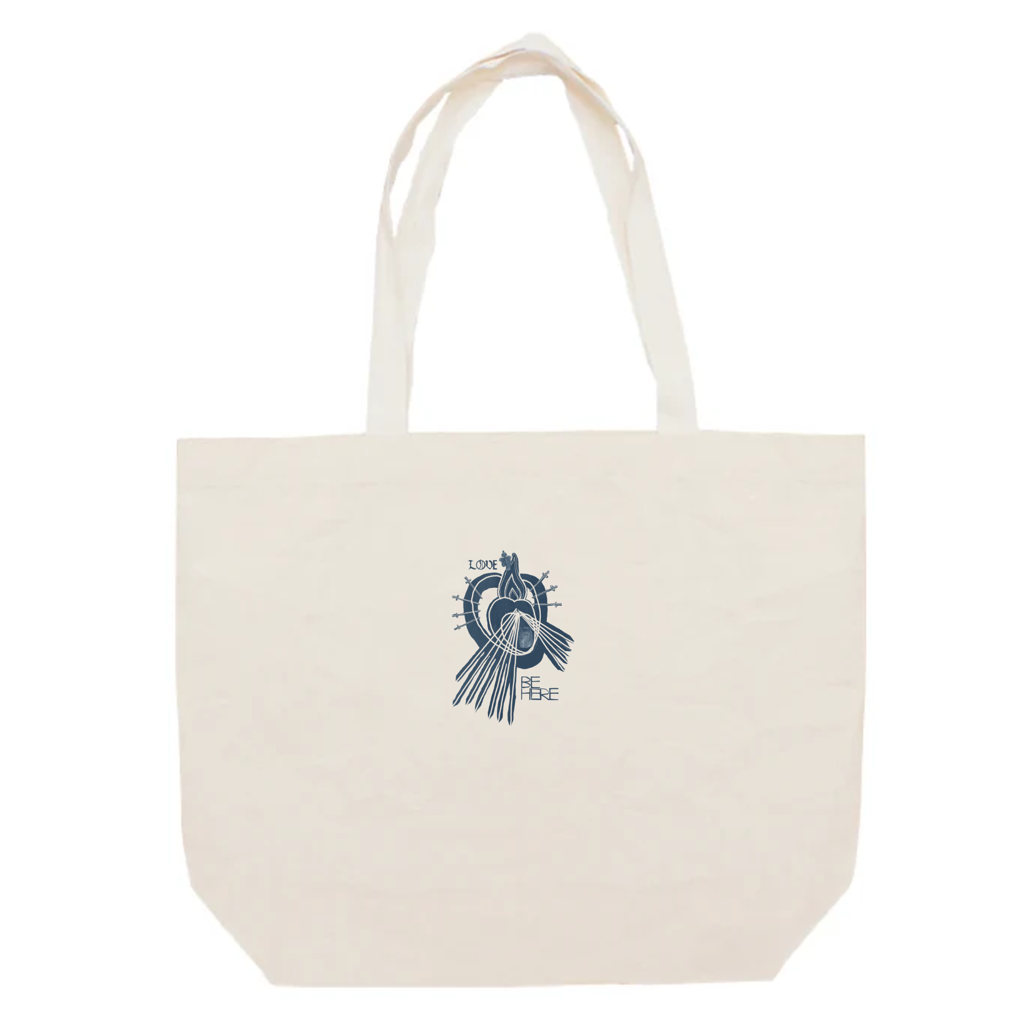 LOVE BE HERE Organic Medium Lounge Tote