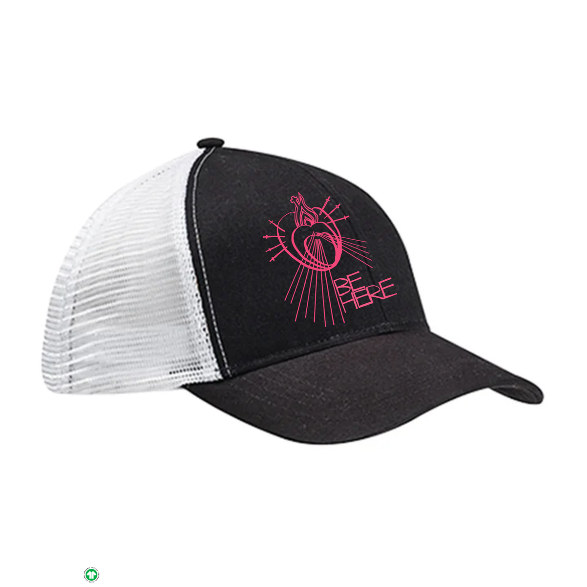 BE HERE Organic Trucker Hat 6-panel