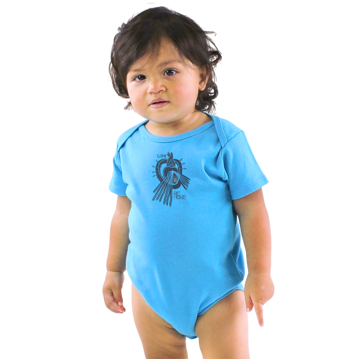 LOVE BE HERE Infant Organic One Piece