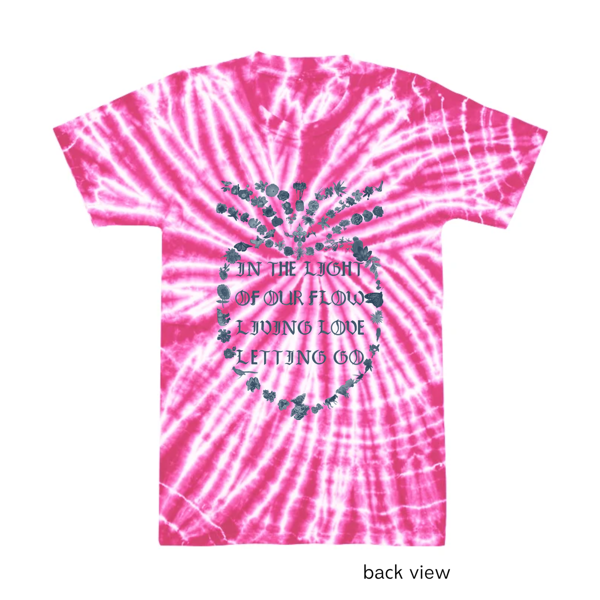LOVE BE HERE Tie Dye Organic Tee
