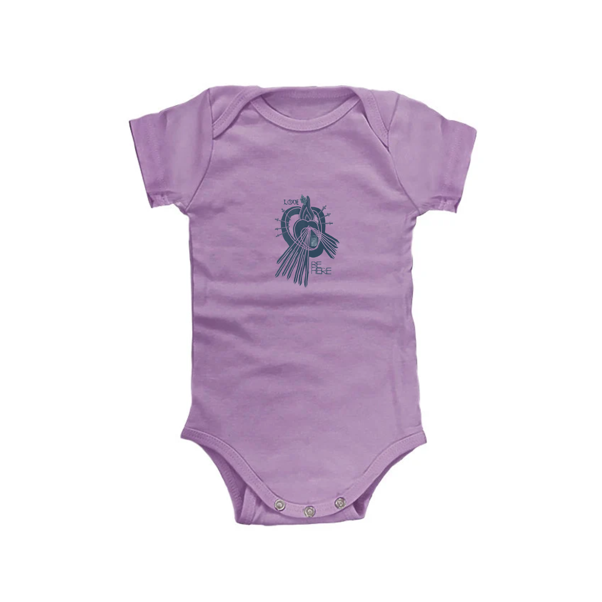 LOVE BE HERE Infant Organic One Piece