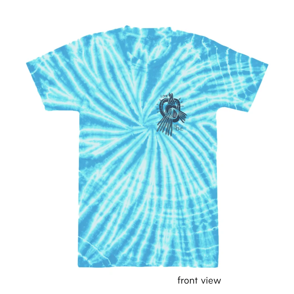 LOVE BE HERE Tie Dye Organic Tee
