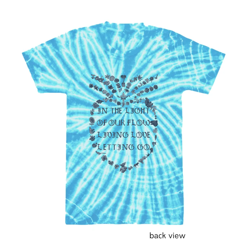 LOVE BE HERE Tie Dye Organic Tee