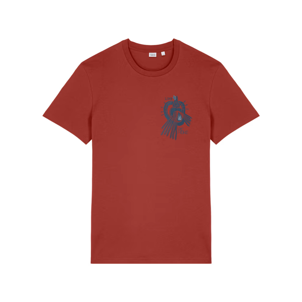LOVE BE HERE Crafter Lightweight Organic Tee