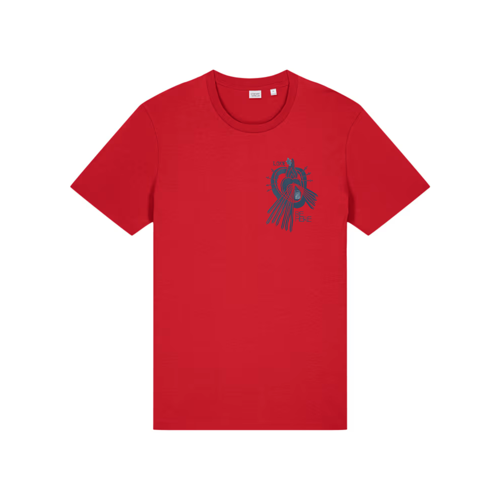 LOVE BE HERE Crafter Lightweight Organic Tee