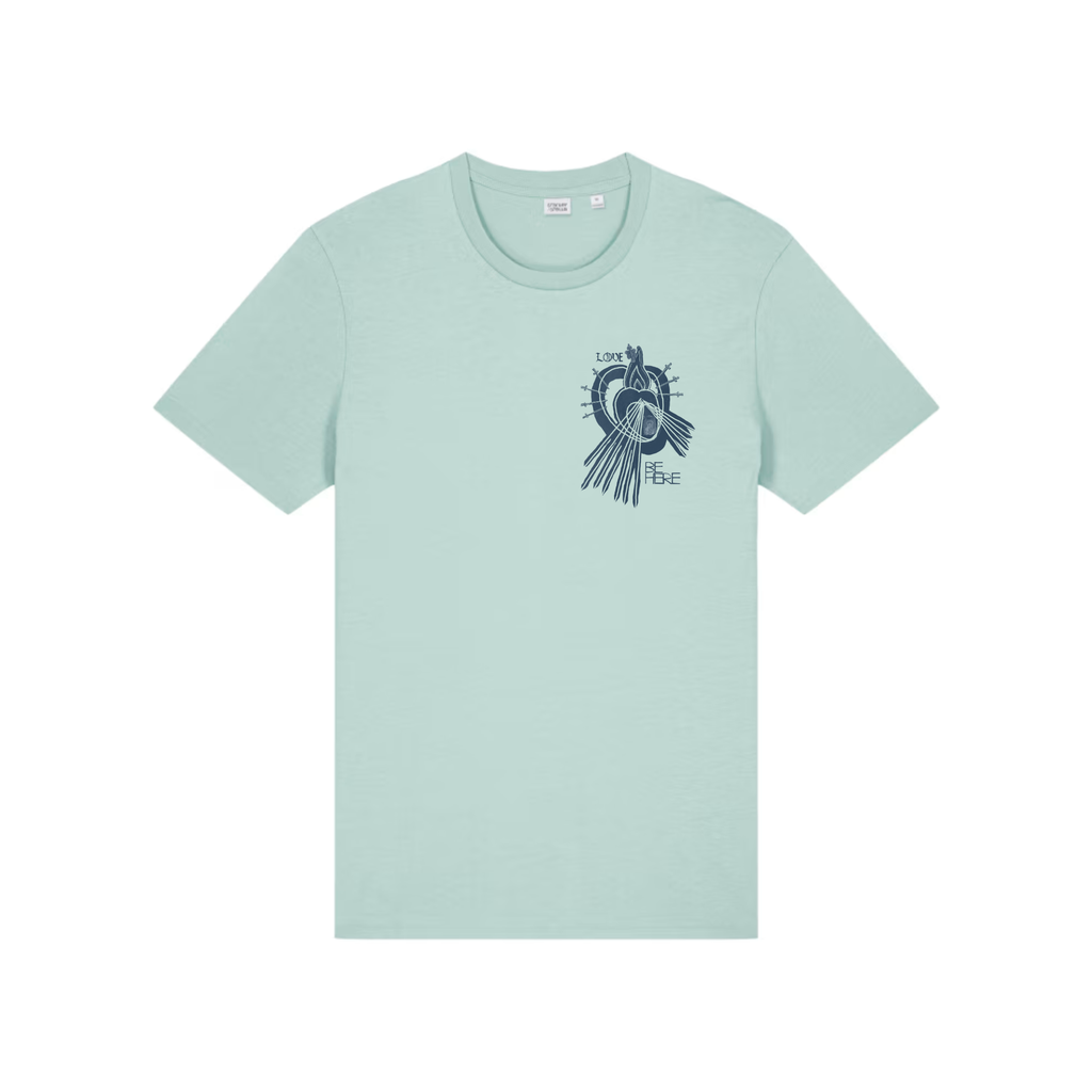 LOVE BE HERE Crafter Lightweight Organic Tee