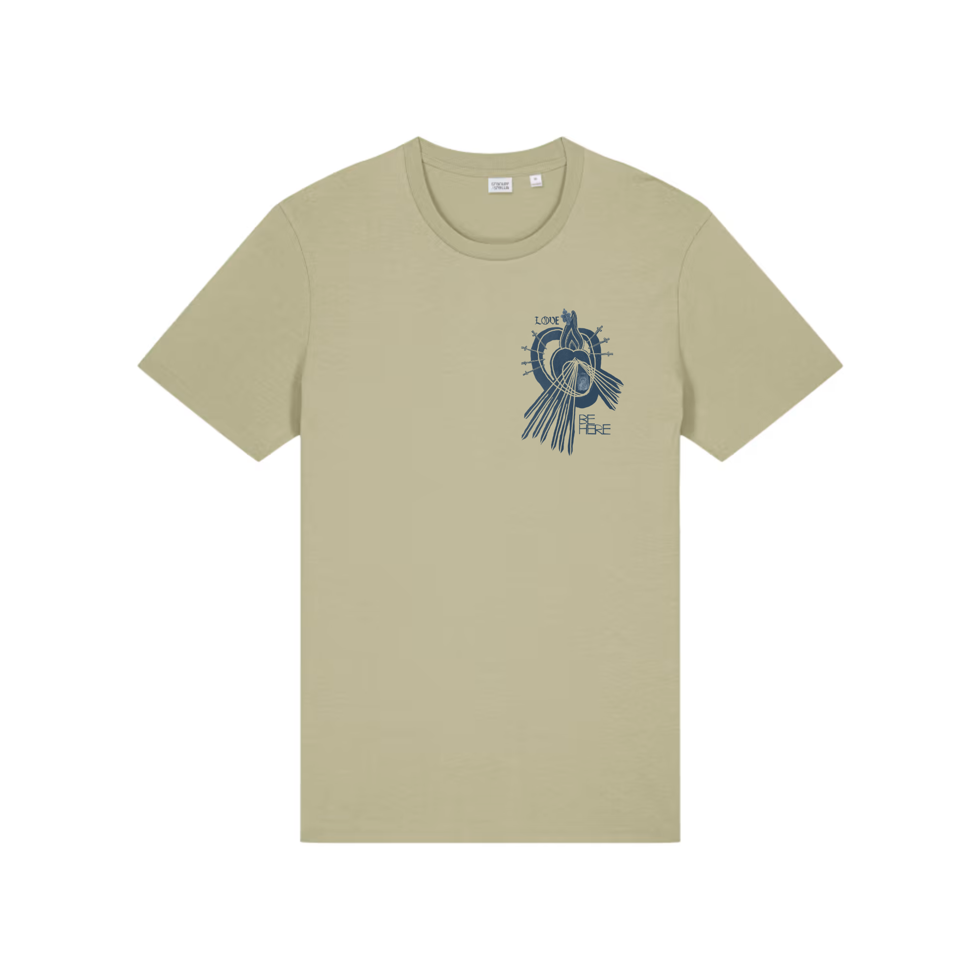 LOVE BE HERE Crafter Lightweight Organic Tee