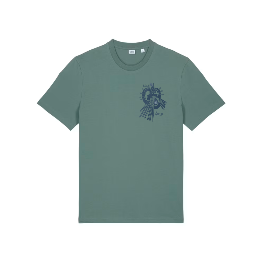 LOVE BE HERE Creator Midweight Organic Tee