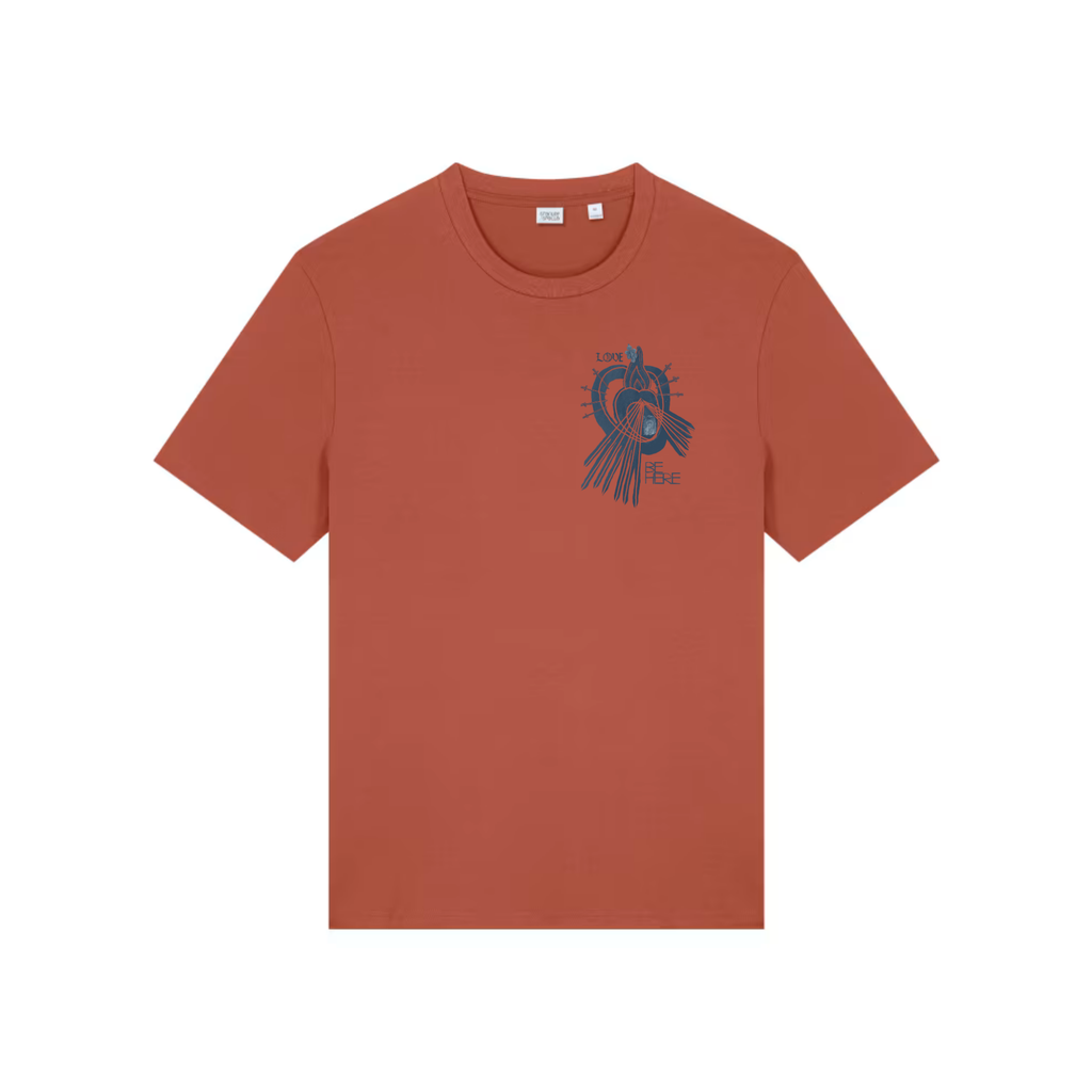 LOVE BE HERE Creator Midweight Organic Tee
