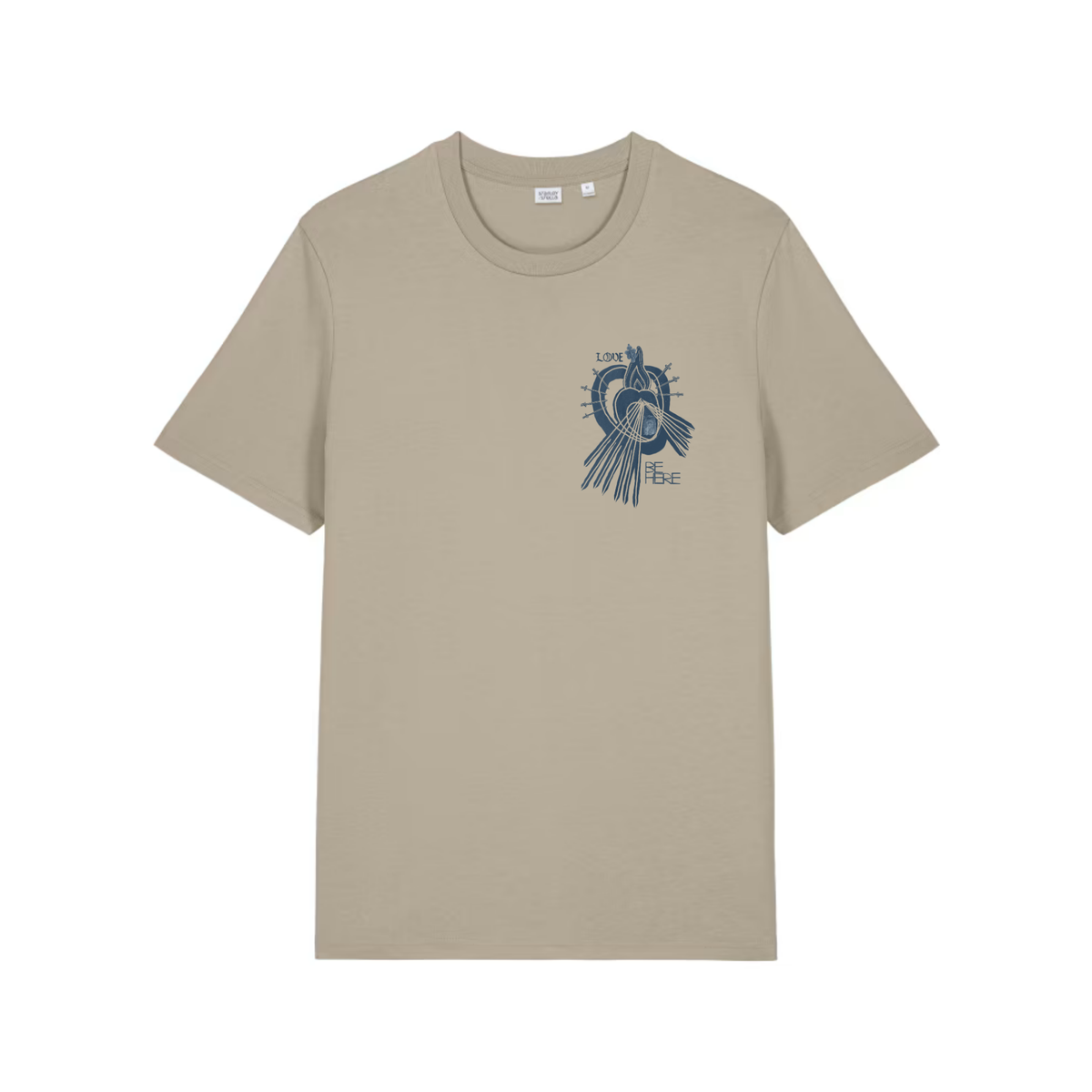 LOVE BE HERE Creator Midweight Organic Tee