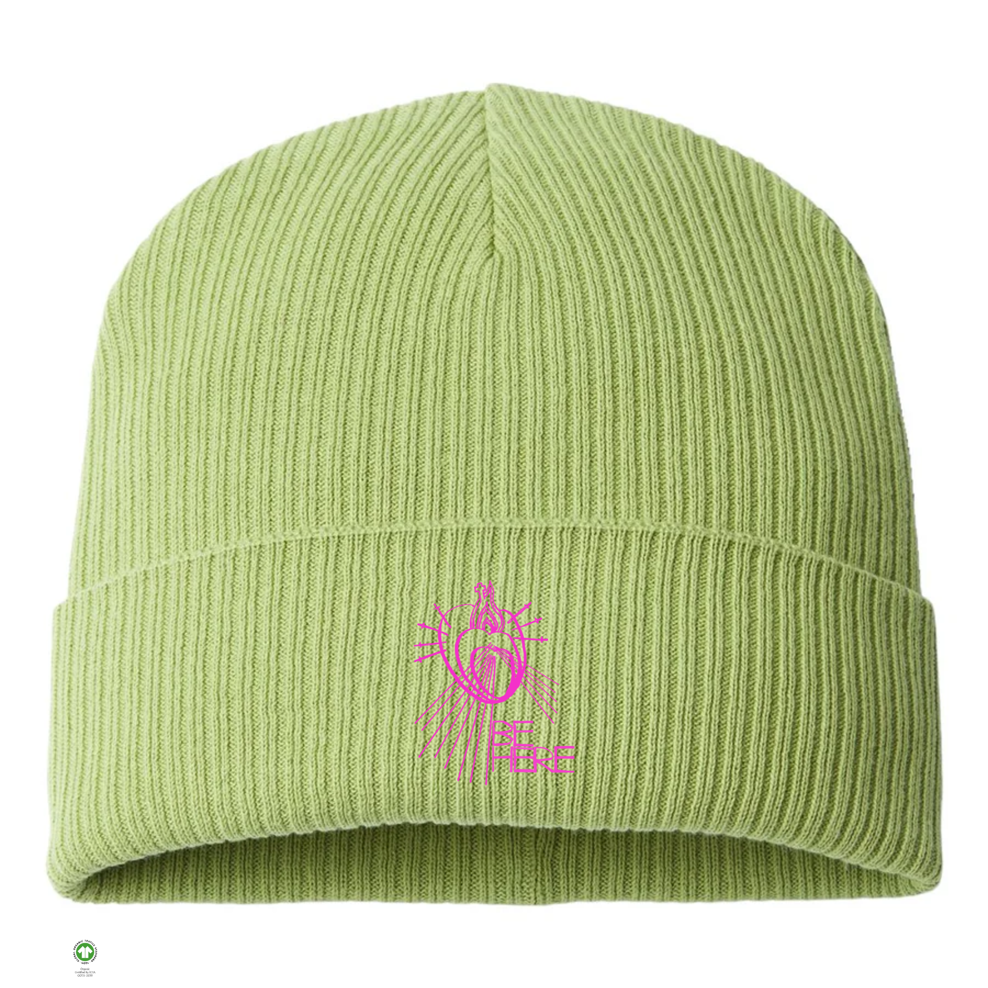 BE HERE Organic Cotton Cuffed Beanie