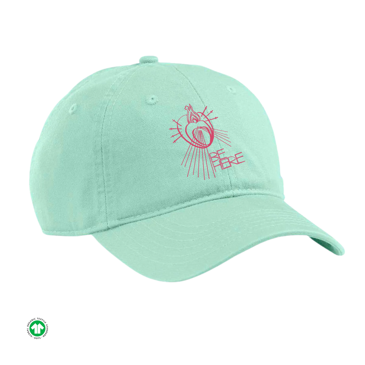 BE HERE Organic Unstructured Baseball Cap 6-panel