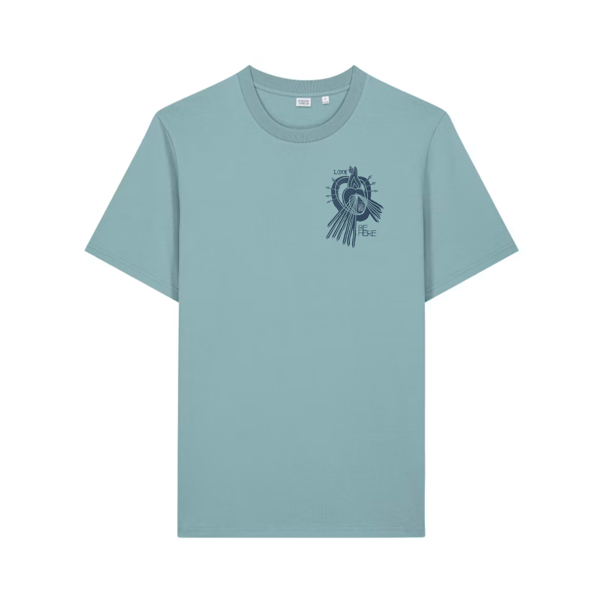 LOVE BE HERE Creator Midweight Organic Tee
