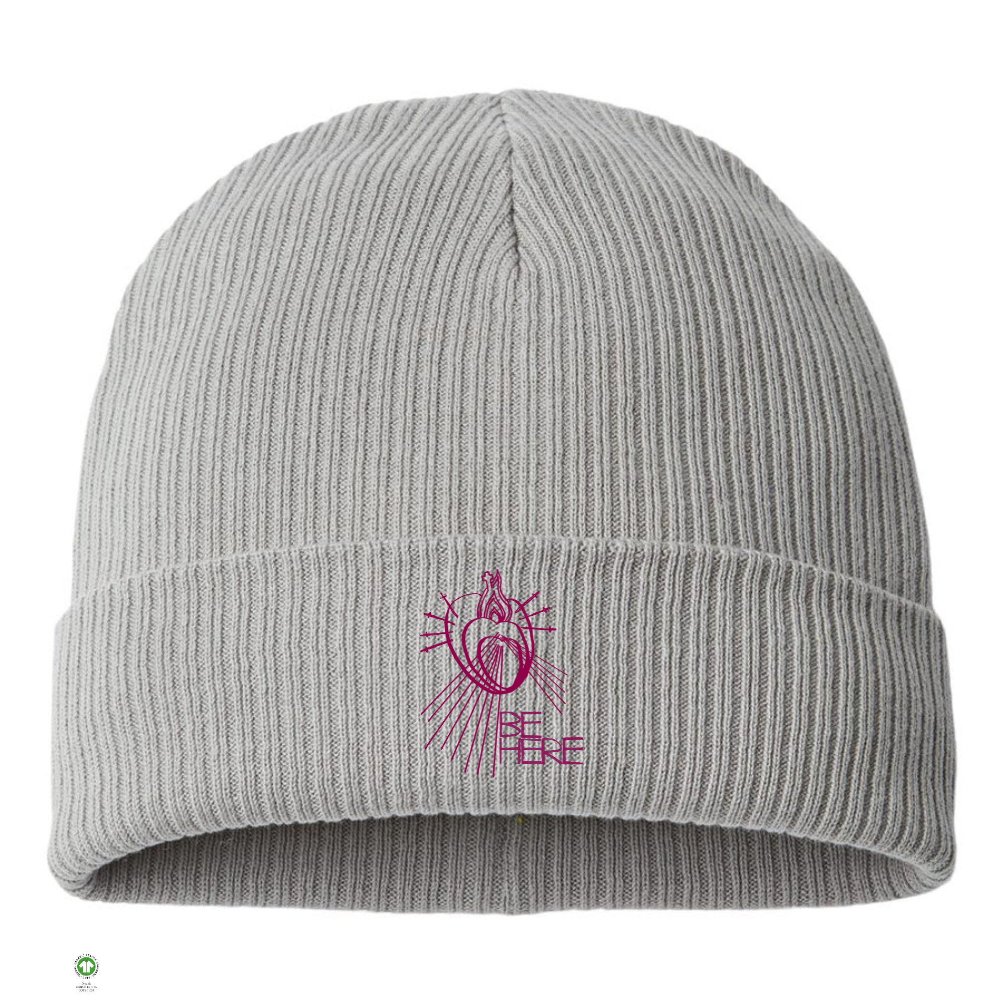 BE HERE Organic Cotton Cuffed Beanie