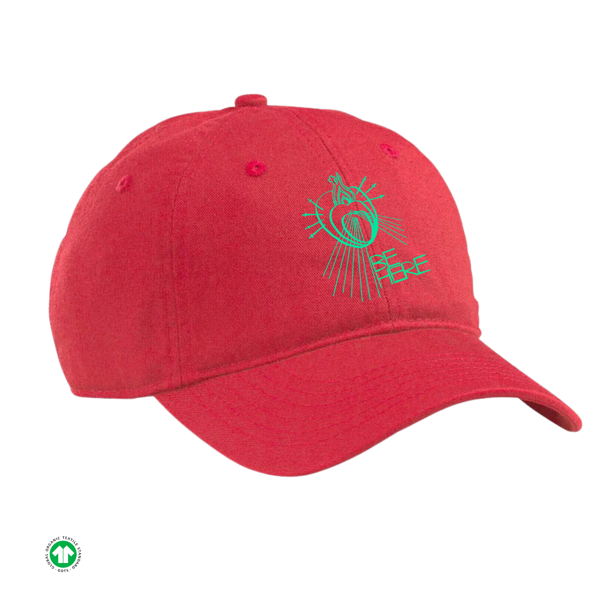 BE HERE Organic Unstructured Baseball Cap 6-panel